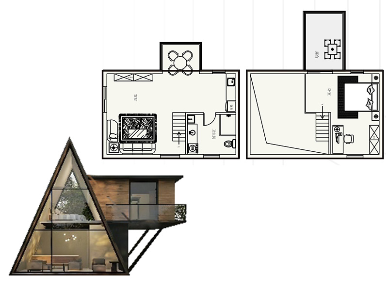 Triangle Shaped Homes