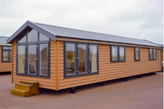 Move small prefabricated houses